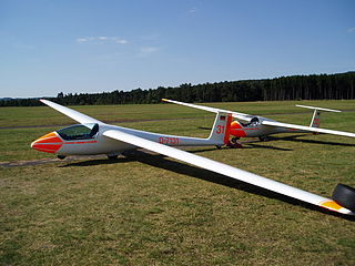 Schleicher ASK 23 German glider, 1983