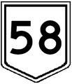 Highway 58 shield