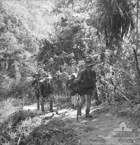 Troops from the 16th Brigade, including the 2/3rd, cross the Owen Stanleys, October 1942