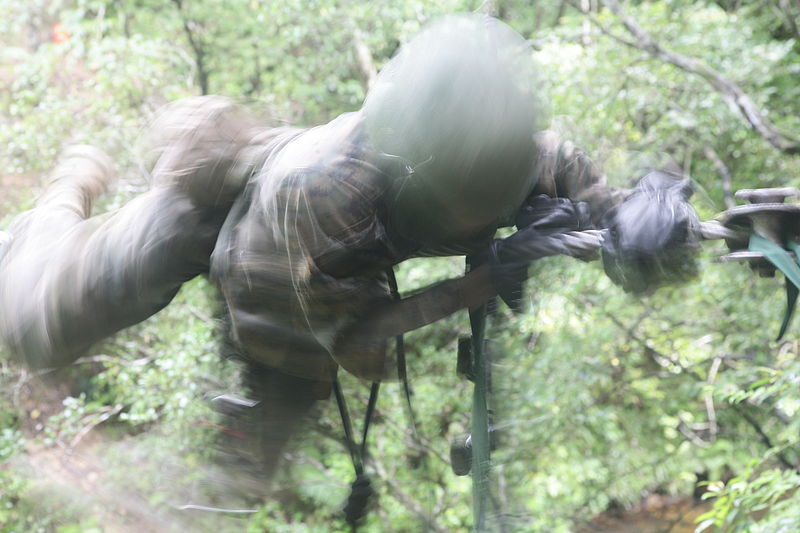 File:A U.S. Marine crosses the commando crawl during an endurance course at Camp Gonsalves, Okinawa, Japan, Aug. 21, 2009 090821-M-JL652-021.jpg