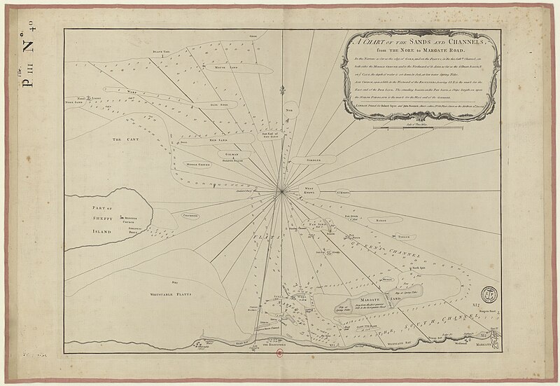 File:A chart of the sands and channels from the Nore to Margate road... - btv1b53010412b (1 of 2).jpg