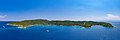 A panoramic view from the sea of Zogeria Bay on Spetses island, Greece (48760109831).jpg