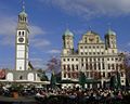 Augsburger Rathaus und Perlachturm