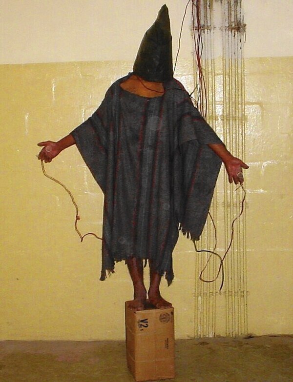 Picture of Abdou Hussain Saad Faleh, one of the prisoners subjected to torture and abuse by U.S. guards at Abu Ghraib