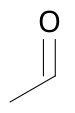 Acetaldehyde 2D skeletal diagram.svg