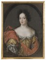 Agnes Wrangel, levnadsdata okända, möjligen hovfröken hos riksänkedrottning Hedvig Eleonora - Nationalmuseum - 129457.tif