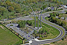 United States Air Force Memorial, Looking NE