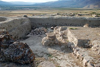 Apadana, zahodni vogal mestnega obzidja