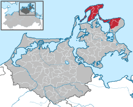Kaart van Nord-Rügen