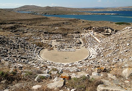 Ancient theatre, Delos