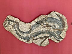 Ancient dolphin mosaic, Izmir History and Art Museum.jpg