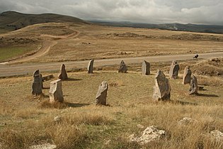 Megalithic rings in Angeghakot