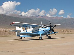 Antonow An-2 der Golden Rule Airlines