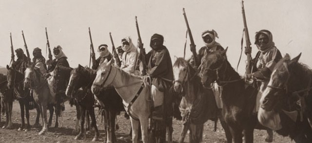 Arab Revolt Tribal Cavalry – Tribes of Jordan and Arabia, c. 1918.