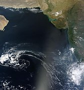 Arabian Sea seen from space