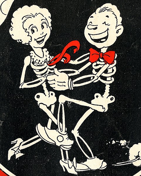 File:Art detail, from- 'Tain't No Sin (To Dance Around in Your Bones) sheet music, 1929 (9609174465) (cropped).jpg