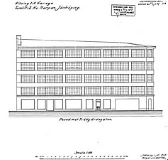 Fasad mot Trädgårdsgatan.