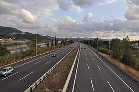 Español: Autopista de peaje C-33 Barcelona-Montmeló en Mollet del Vallès. English: Autopista C-33 in Mollet del Vallès (Spain). Català: Autopista C-33 a Mollet del Vallès.