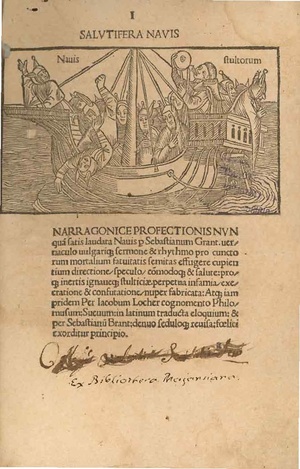 La Nave De Los Necios: Ediciones, Antecedentes de la obra, Estructura