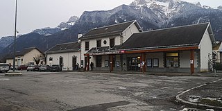 <span class="mw-page-title-main">Sallanches-Combloux-Megève station</span> Railway station in Sallanches, France