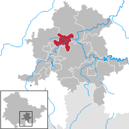 Kaart van Bad Blankenburg