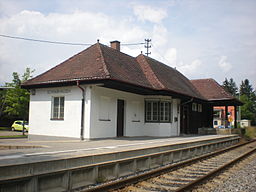 Bahnhof Schwabhausen Empfangsgebäude