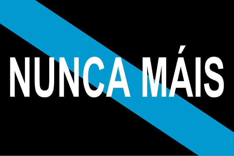 File:Bandeira NUNCA MÁIS.svg