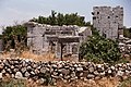 Baptistery, South Church, Bamuqqa (باموقا), Syria - Baptistery from southwest with remains of andron in background - PHBZ024 2016 4418 - Dumbarton Oaks.jpg