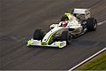 Brawn BGP 001 (Rubens Barrichello) testing at Barcelona