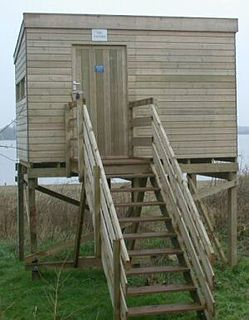 Bird hide Shelter to observe birds