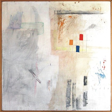 Abstract—Best White (1975) acrylic on canvas 48"x48"