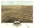 Bird's eye view of Young America, Warren County, Illinois 1869. LOC 73693377.tif