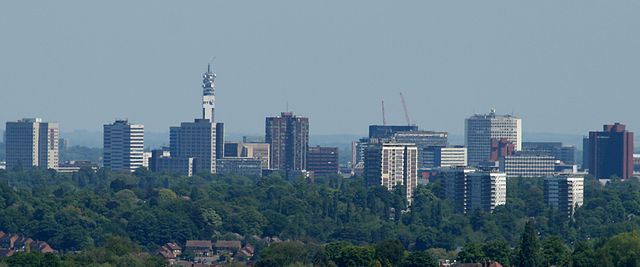 Panorama sur Castlefield dans le Grand Manchester.