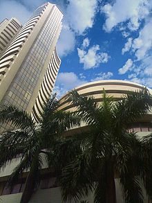 Bombay Stock Exchange building - an example of contemporary architecture. Bombay Stock Exchange.JPG