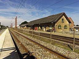 Järnvägsstationen i Brørup