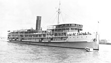 Kung Wo, a Yangtze river steamship built for ICSNC in 1921 British coastal steamer SS Kung Wo at Shanghai in the 1920s.jpg