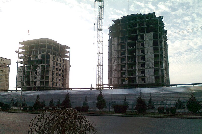 File:Buildings in Shymkent.jpg