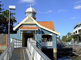 View from the pontoon, 2008 Bulimba Ferry Terminal (2008) - view from pontoon.jpg