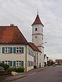 Burlafingen, die ehemalige katholische Pfarrkirche Sankt Jakobus