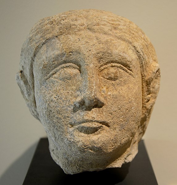 File:Bust of woman in Museum of Taranto.jpg