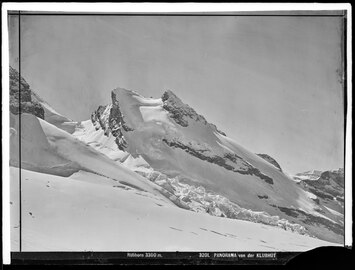 Blick vom Hohtürli (circa 1906) - glacier on Blüemlisalp massif, mountain Blüemlisalp-Rothorn from East