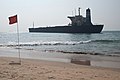 Calangute Beach, Goa, India, MV River Princess shipwreck.jpg