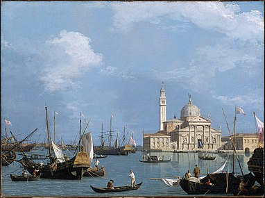 San Giorgio Maggiore vu du Bassin de saint Marc, 1726-1730 Musée des Beaux-Arts (Boston)[2]