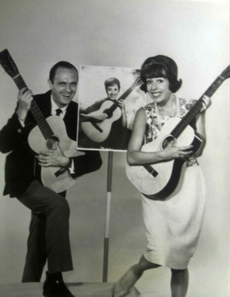 Newhart, Caterina Valente, and Carol Burnett in 1964