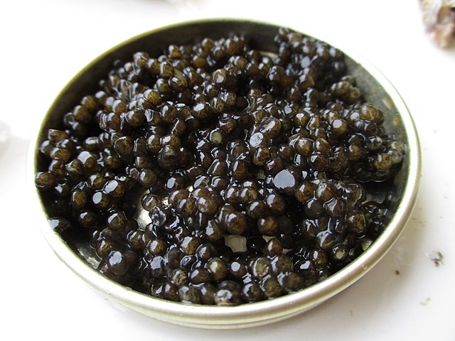 A box of caviar