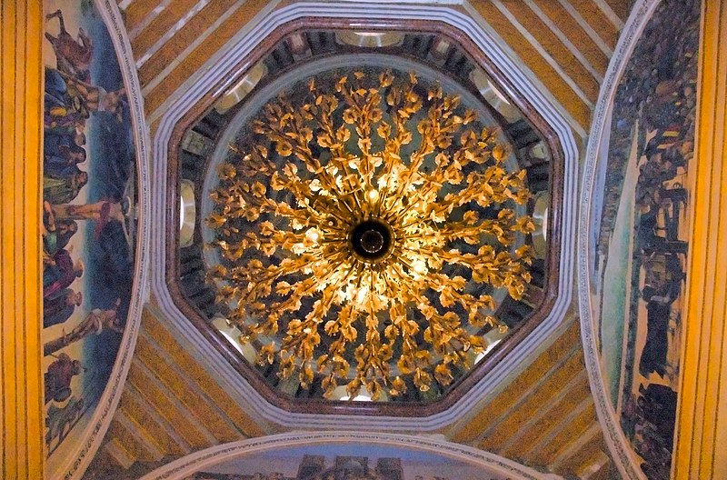 File:Chandelier, Dome and Paintings (3435335326).jpg