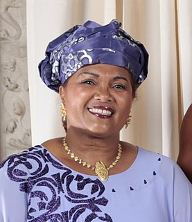 Chantal Compaoré former first lady of Burkina Faso