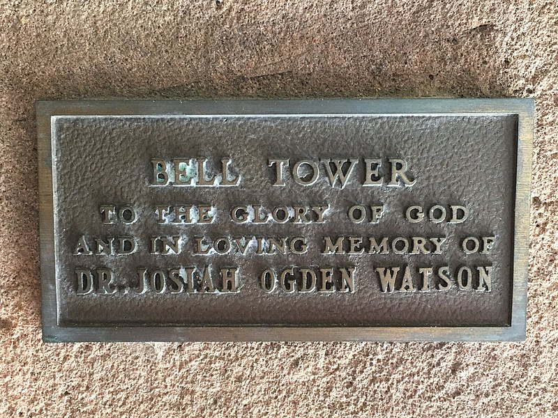 File:ChristChurchBellTowerPlaque.jpg