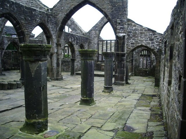 The old ruined church of Heptonstall