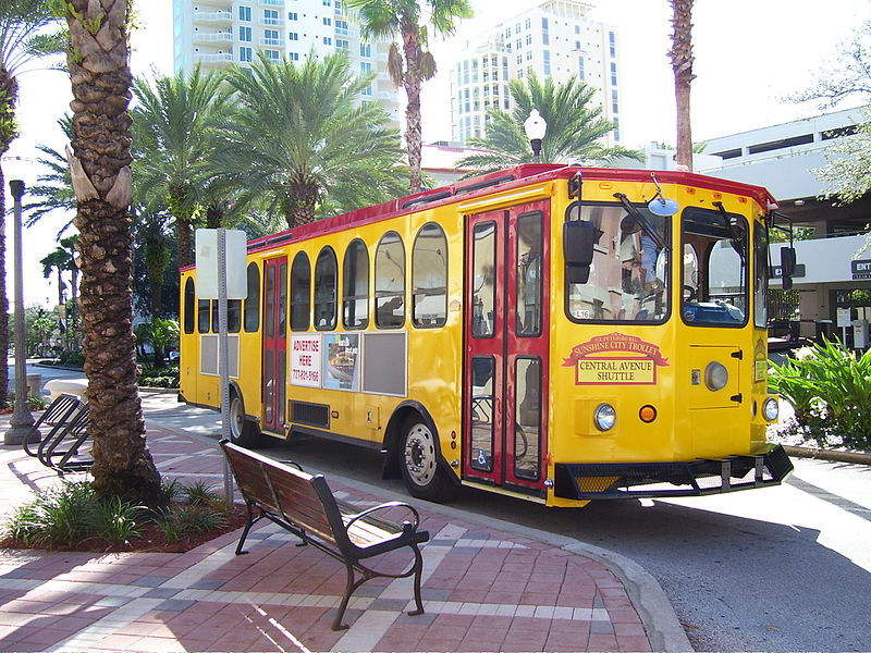 File:City of St. Petersburg Trolley.jpg